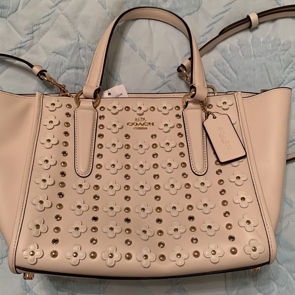 ⭐️Coach Floral Rivets Crossbody - Picture 4 of 13
